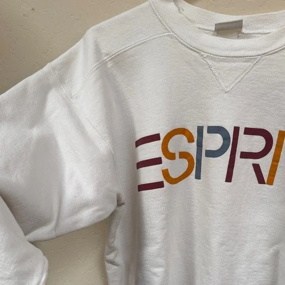 Esprit Multicolor Logo Crewneck Sweater - Picture 6 of 8